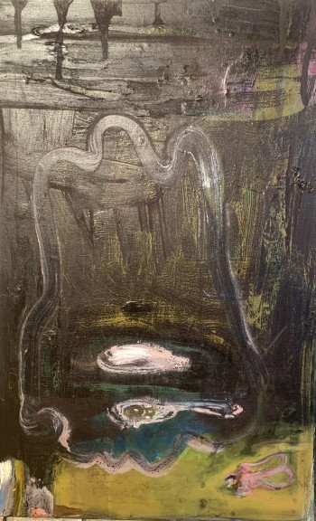 Nr. 6 Jungbrunnenfreilegungsversuch 2007  88 x 55 cm