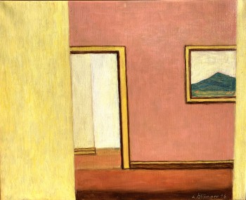 Nr. 6 Innenraum mit Kaitersberg 2026 Öl a. Lw. 80 x 100 cm