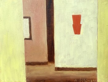 Nr. 23 Serie Innenraum VI Öl a. Lw. 24 x 30 cm