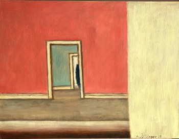 Nr. 8 Innenraum rosa 2025 Öl a. Lw. 60 x 80 cm