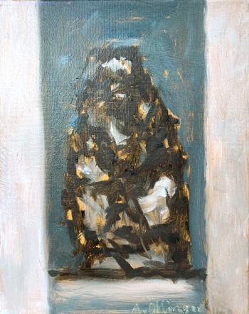 Nr. 18  Felsen Öl a. Lw. 30 x 24 cm