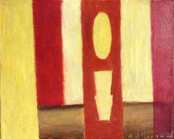 Nr. 11 Serie Innenraum III  2025 Öl a. Lw. 24 x 30 cm