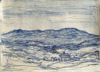 Nr. 26 Hohen Bogen I 2026 Pastell 39 x 52 cm