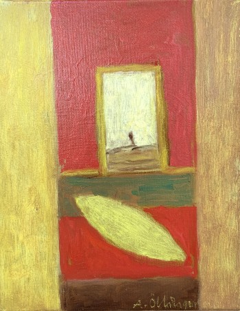 Nr. 22 Serie Innenraum V  Öl a. Lw. 30 x 24 cm