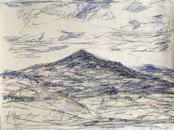 Nr. 27 Kaitersberg II 2026 Pastell 39 x 52 cm