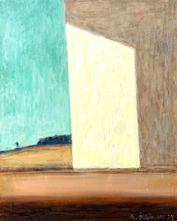 Nr. 20 Lichtraum mit Landschaft 2024 Öl a. Lw. 50 x 40 cm