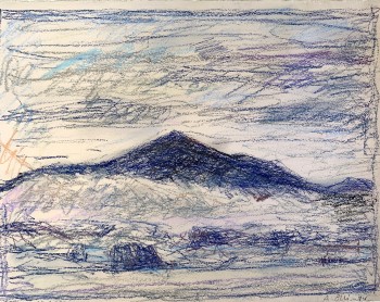 Nr. 30 Kaitersberg V Pastell 27 x 36 cm