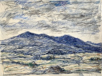 Nr. 25  Kaitersberg I 2026 Pastell 39 x 52 cm