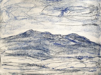 Nr. 28 Kaitersberg III 2026 Pastell 39 x 52 cm