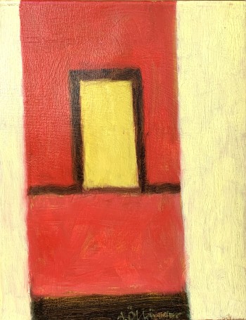 Nr. 21 Serie Innenraum IV Öl a. Lw. 30 x 24 cm