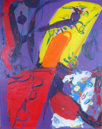 Nr. 2 Drehbild 1989-93 Öl a. Lw. 78 x 61 cm