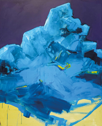 Nr. 40 Der Reiz der Ruhe 2023 Acryl a. Lw. 120 x 100 cm