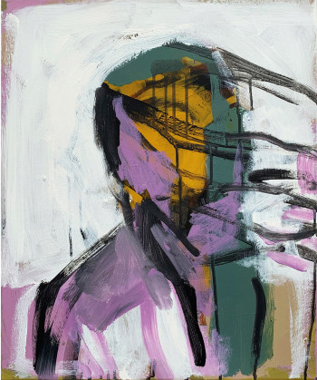 Nr. 26 Salzige See 3 2022 Acryl a. Lw. 60 x 50 cm
