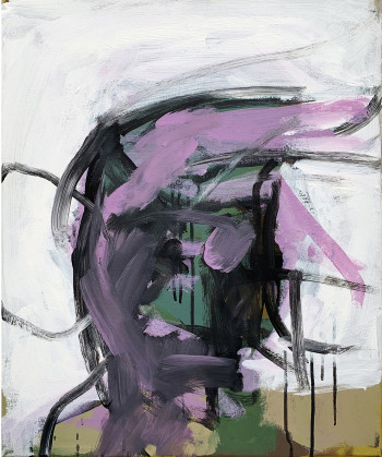 Nr. 25 Salzige See 2 2022 Acryl a. Lw. 60 x 50 cm
