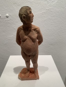 Nr. 7 Männlicher Akt Balsaholz H 21 cm