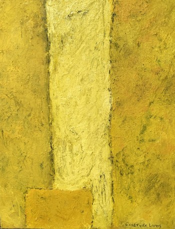 Nr. 4 Keine Worte für Gelb Mischt. a. Lw. 80 x 60 cm