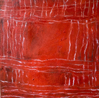 Nr. 6 Kariertes Rot Mischt. a. Lw. 40 x 40 cm