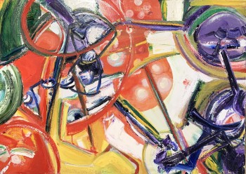 Nr. 8 Begierde der Liebe 2003 Öl a. Lw. 100 x 140 cm