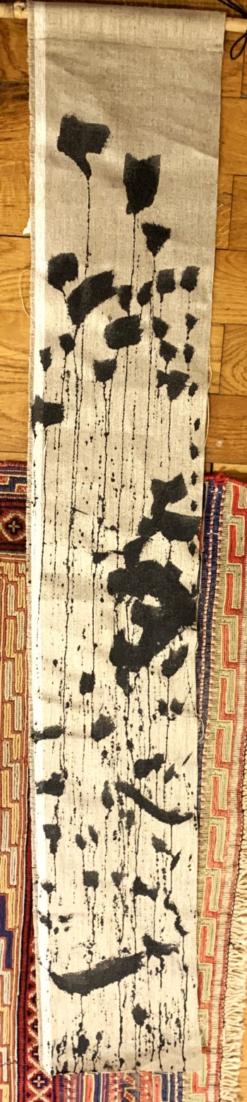 Nr. 11 Etüde schwarz 112 x 19 cm