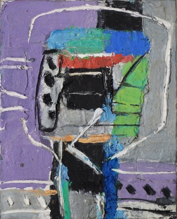 Nr. 38 Verquerer Kopf  2026 Öl a. Lw. 50 x 40 cm