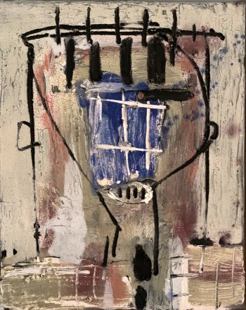 Nr. 5 Kopf 2019 Öl a. Lw. 50 x 40 cm