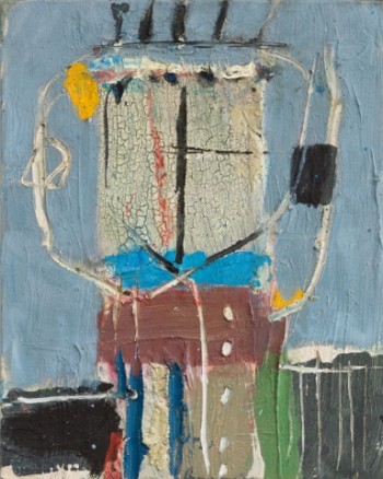 Nr. 3 Kopf 5  2019  Öl a. Lw. 50 x 40 cm
