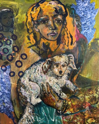 Nr. 2 WV 676 Neu Nimm Zwei 05 2023-2026 Acryl a. Lw. 100 x 80 x 4 cm