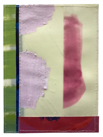 Nr. 1 Serie Sichtbar 2023-2024 Tusche, Pigmente, Wachs a. Pap.