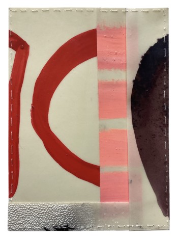 Nr. 4 Serie Sichtbar 2023-2024 Tusche, Pigmente, Wachs a. Pap.