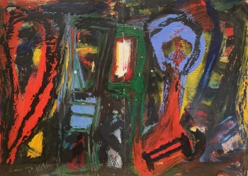 Nr. 12 o.T. 1991 Mischt. a. Pap. 24 x 34 cm