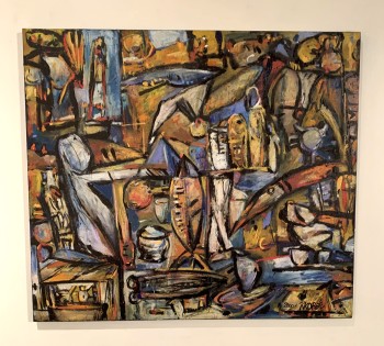 Nr. 5 o.T. 2000 Acryl a. Hartf. 35 x 40 cm