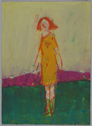 Nr. 26 Figur 2022 Ölpastell 30 x 23 cm