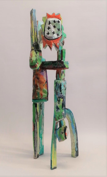 Nr. 9 Love is in the Air 2022 H 140 cm  Holz